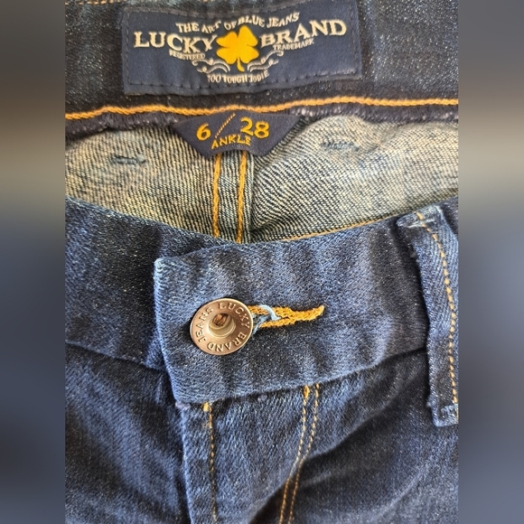 Lucky Brand Women's Blue Jeans The Sweet Jean Boot Size 6/ 28 Ankle - Picture 7 of 11